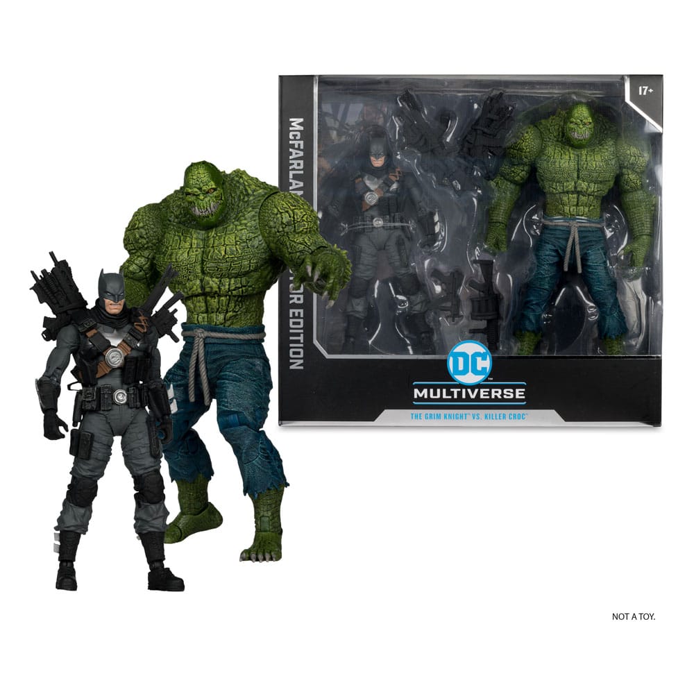 DC Multiverse McFarlane Collector Edition Actionfiguren 2er-Pack #03 Batman vs. Killer Croc 18 cm