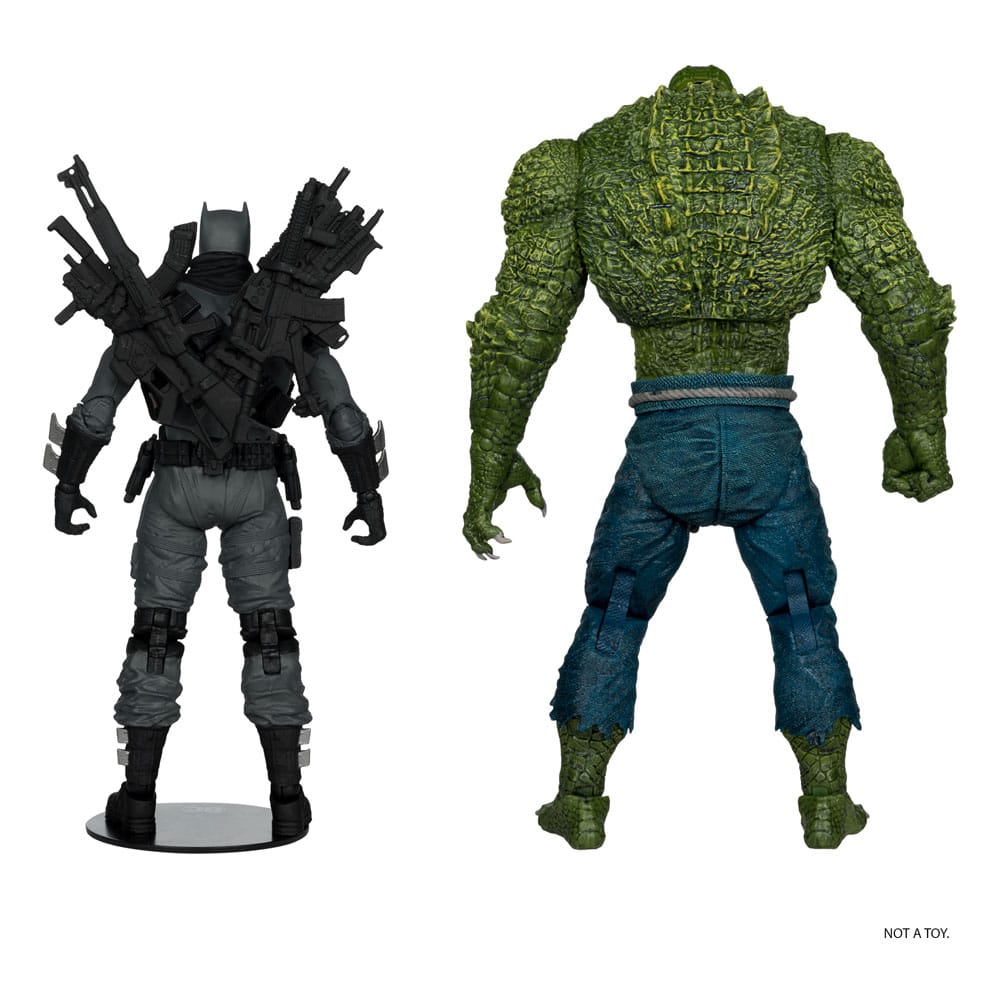 DC Multiverse McFarlane Collector Edition Actionfiguren 2er-Pack #03 Batman vs. Killer Croc 18 cm