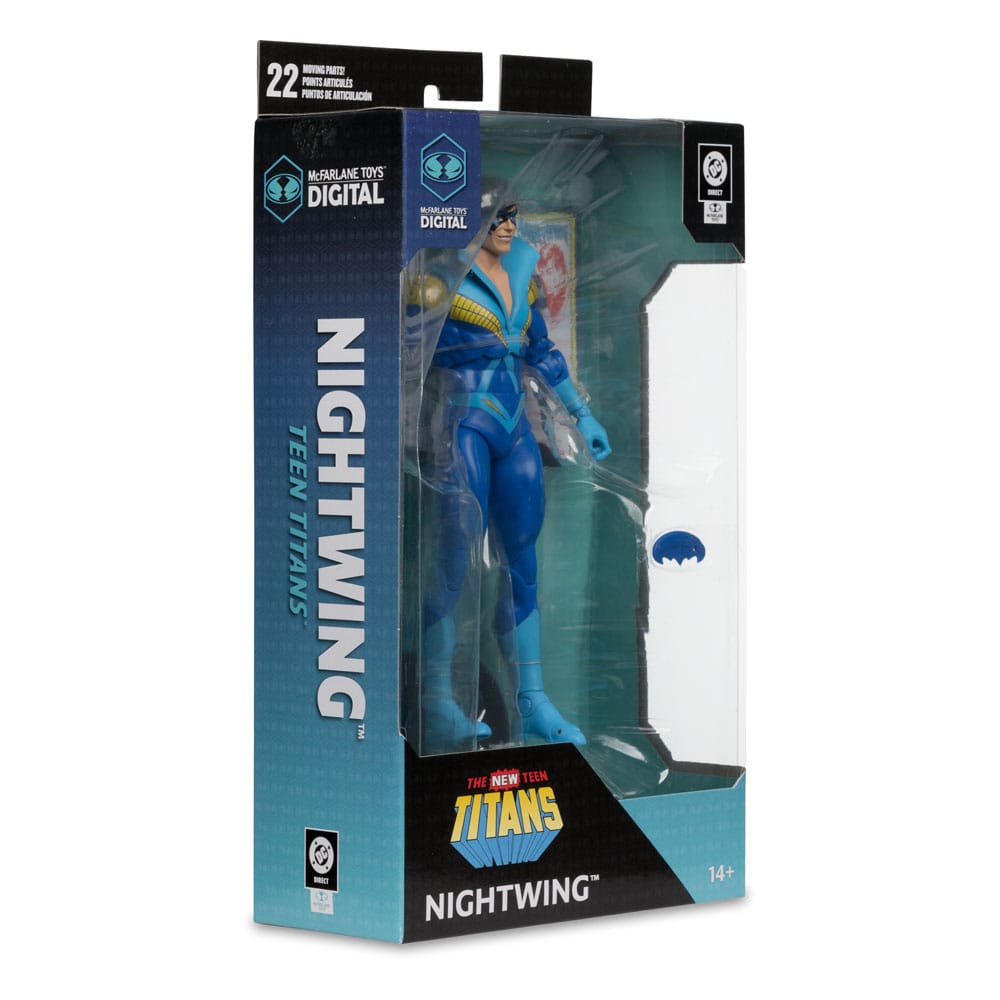 DC Direct McFarlane Toys Digital Actionfigur Nightwing (Teen Titans) 18 cm
