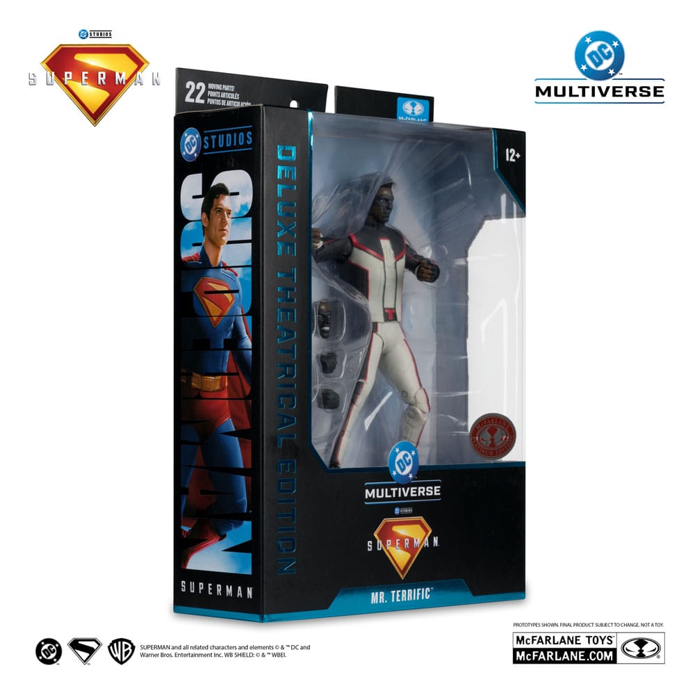 Superman (2025) DC Multiverse Deluxe Theatrical Edition Actionfigur Mr. Terrific (Red Platinum Edition) 18 cm