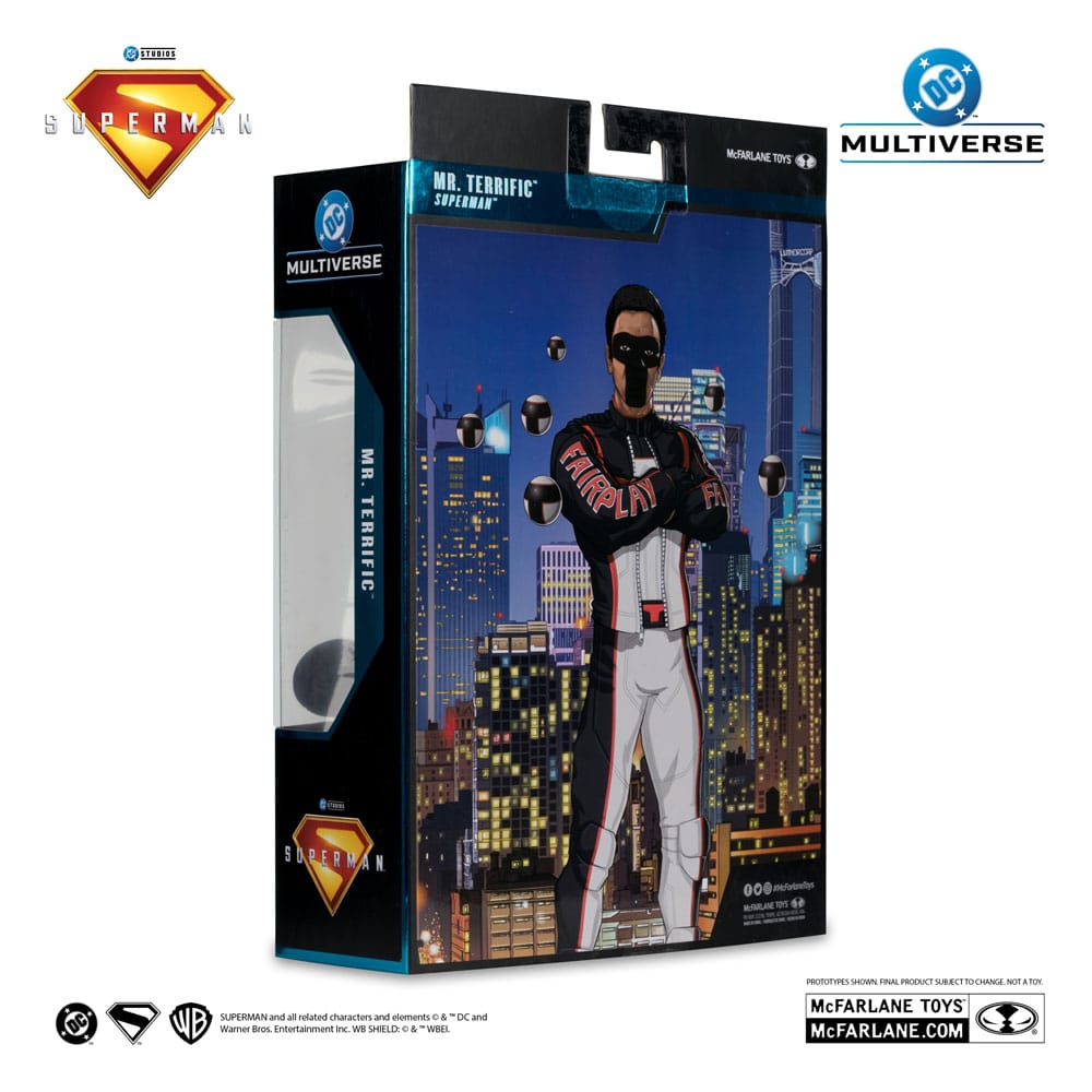Superman (2025) DC Multiverse Deluxe Theatrical Edition Actionfigur Mr. Terrific (Red Platinum Edition) 18 cm