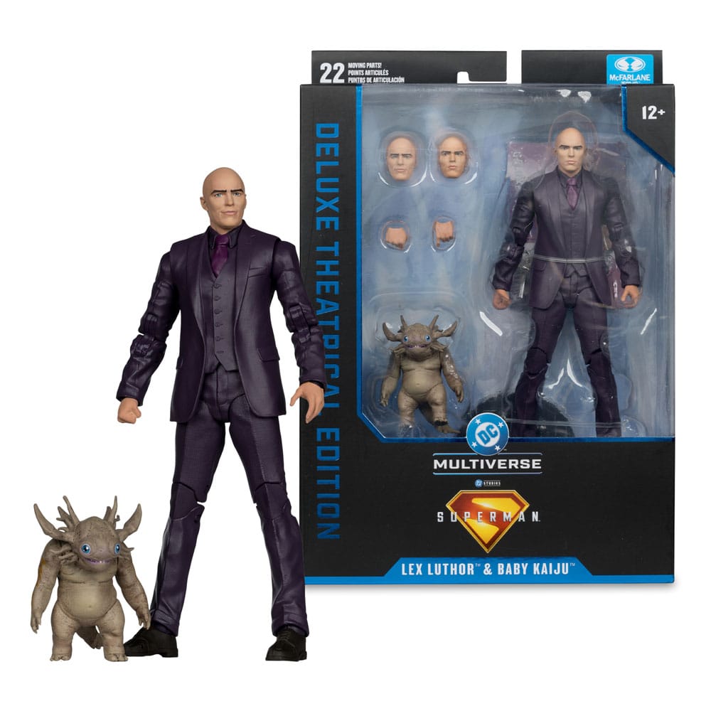 Superman (2025) DC Multiverse Deluxe Actionfigur Lex Luthor with Baby Kaiju (Deluxe Theatrical Edition) 18 cm