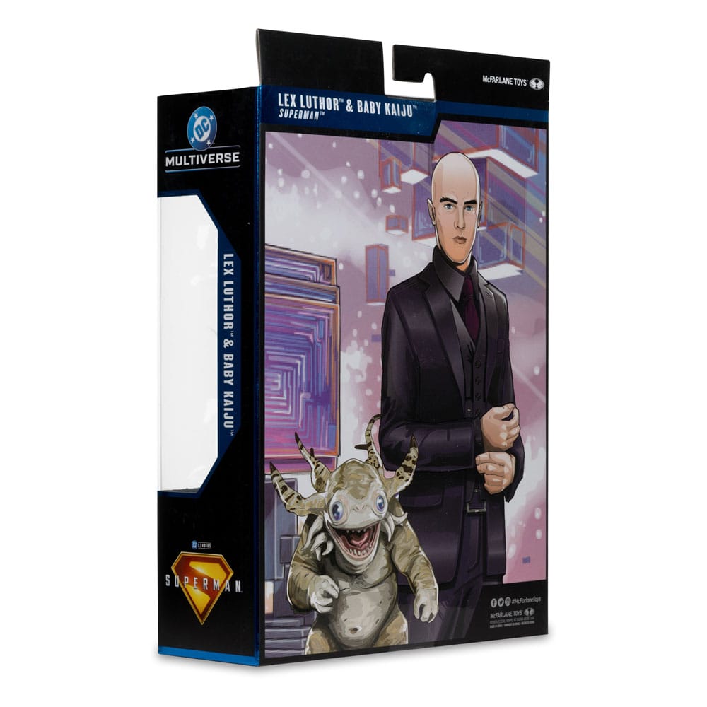 Superman (2025) DC Multiverse Deluxe Actionfigur Lex Luthor with Baby Kaiju (Deluxe Theatrical Edition) 18 cm