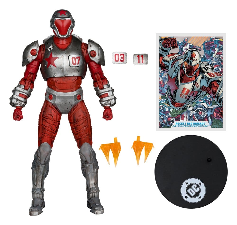 Justice League: Generation Lost DC Multiverse Actionfigur Rocket Red Brigade 18 cm