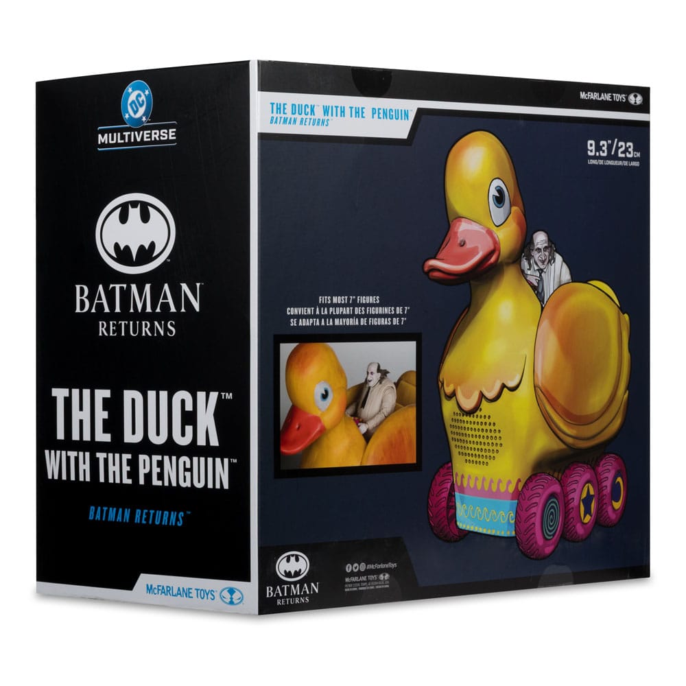 Batmans Rückkehr DC Multiverse Fahrzeug mit Actionfigur The Duck & Penguin 24 cm