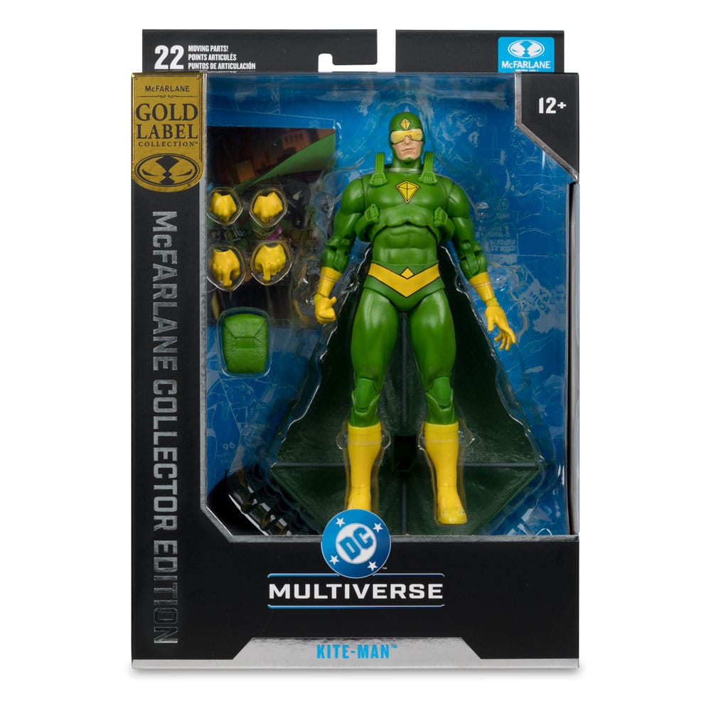 Batman Rogues DC Multiverse McFarlane Collector Edition Actionfigur #43 Kite Man (Gold Label) 21 cm