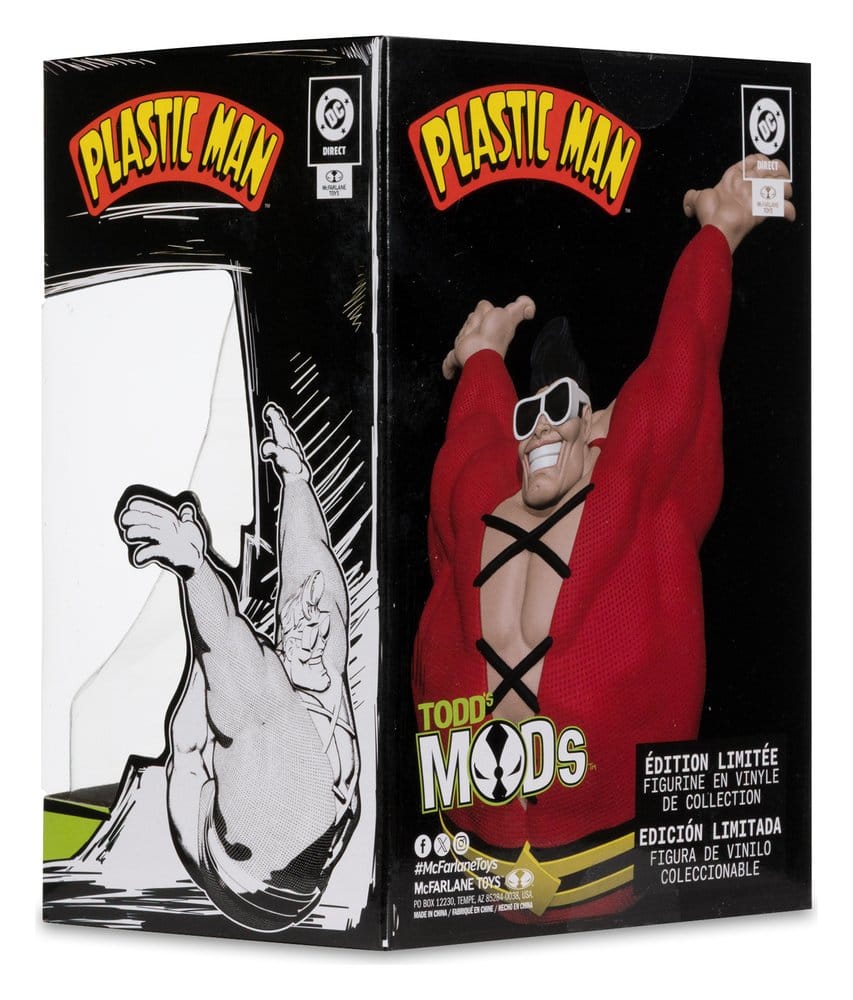 DC Direct Todd's Mods Vinylfigur Plastic Man 10 cm (Limitierte Auflage)