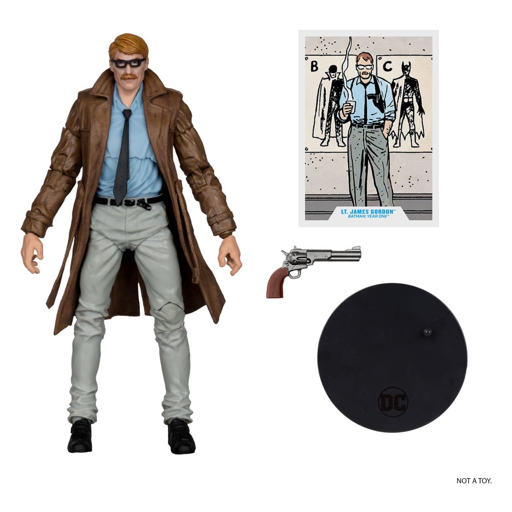 Batman Year One (Part 4) DC Multiverse Actionfigur Lt. James Gordon (Gold Label) 18 cm