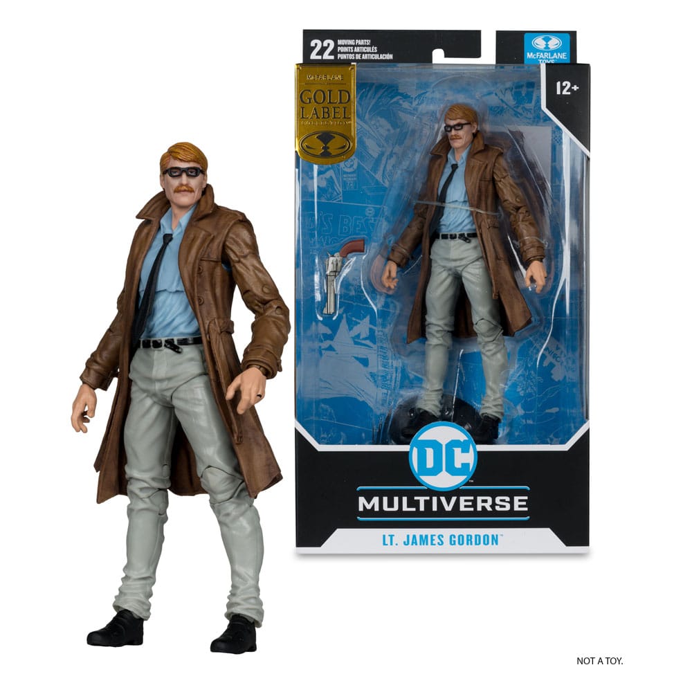 Batman Year One (Part 4) DC Multiverse Actionfigur Lt. James Gordon (Gold Label) 18 cm
