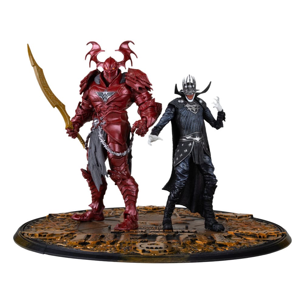 DC Multiverse McFarlane Collector Edition Actionfiguren 2er-Pack #04 Batman who laughs (Knight Armor) & Merciless (Dark Multiverse) 18 cm