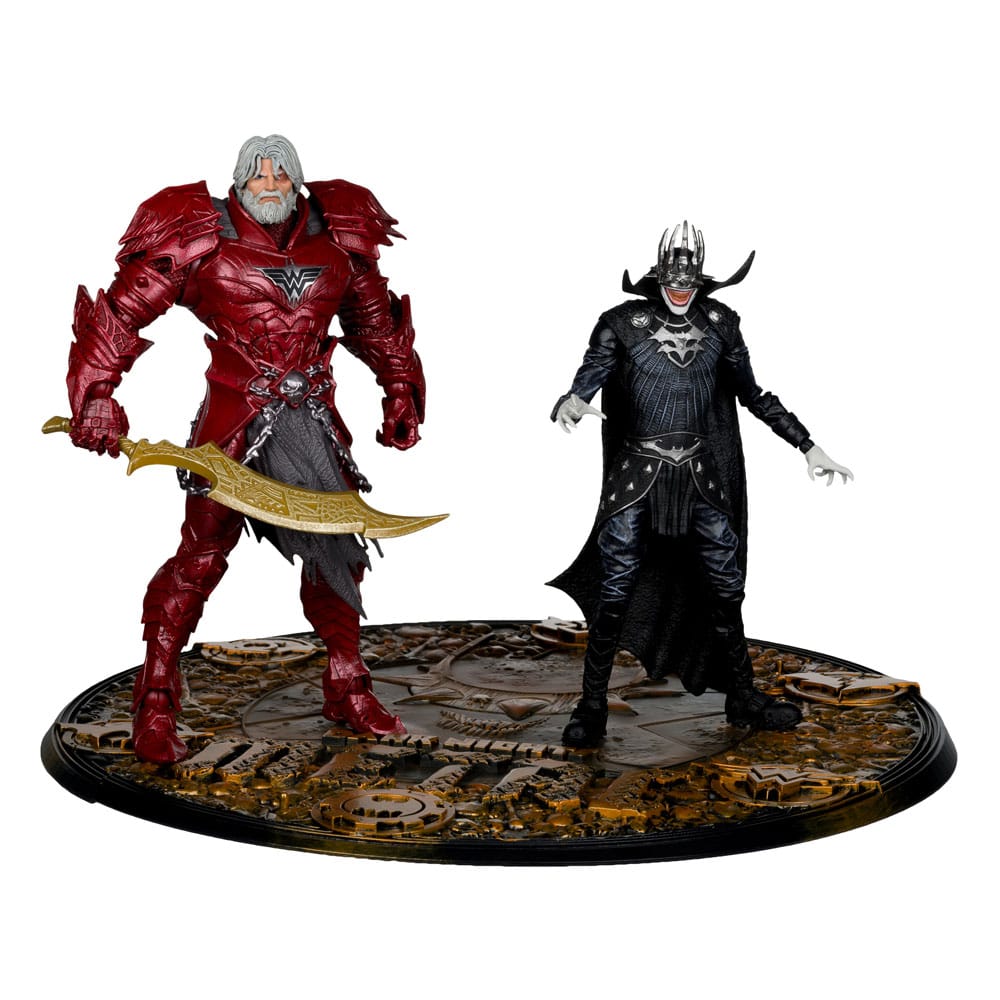 DC Multiverse McFarlane Collector Edition Actionfiguren 2er-Pack #04 Batman who laughs (Knight Armor) & Merciless (Dark Multiverse) 18 cm