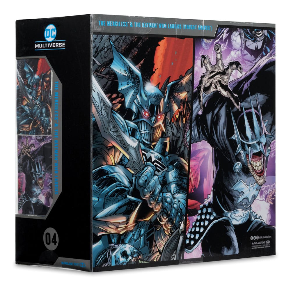 DC Multiverse McFarlane Collector Edition Actionfiguren 2er-Pack #04 Batman who laughs (Knight Armor) & Merciless (Dark Multiverse) 18 cm