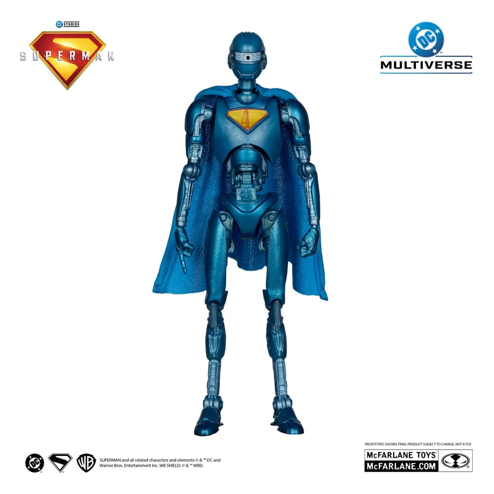 Superman (2025) DC Multiverse Deluxe Actionfigur Superman Robot (Red Platinum Edition) 18 cm