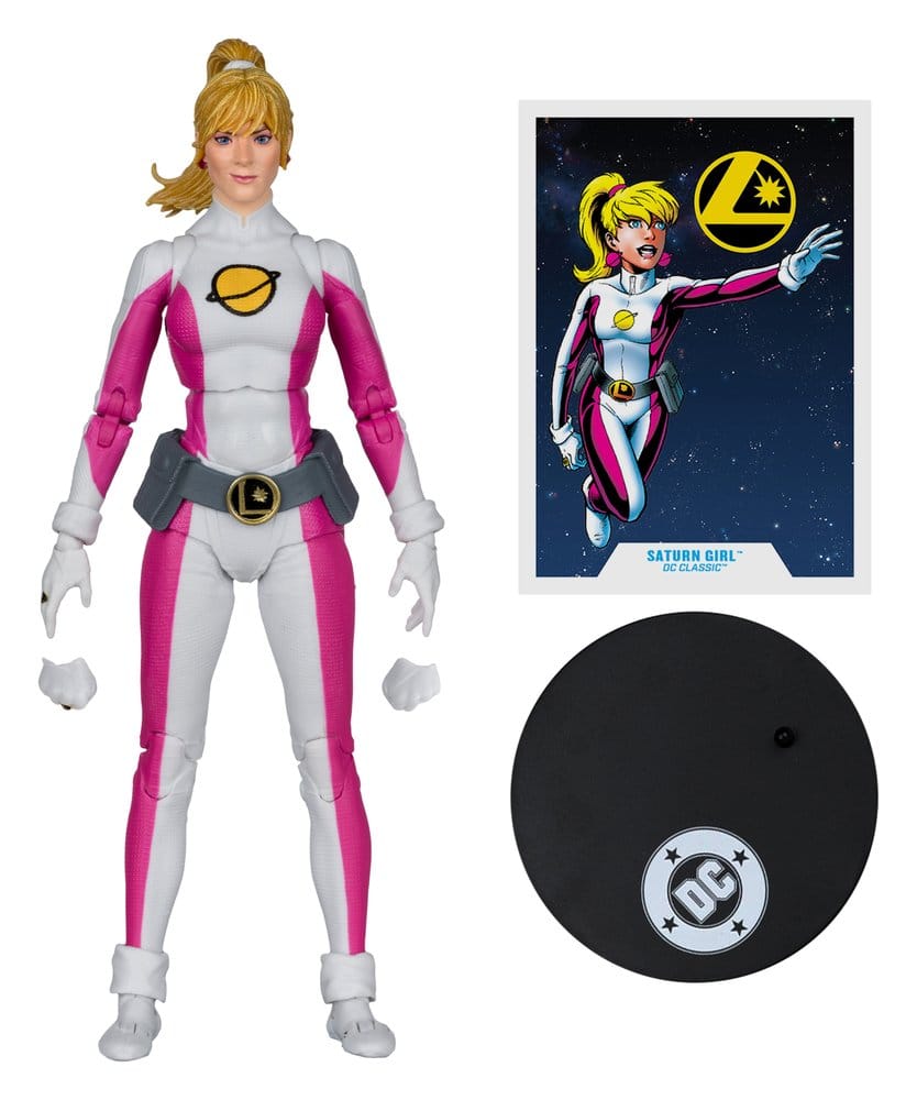 DC Multiverse Actionfigur Saturn Girl (DC Classic) (Red Platinum Edition) 18 cm