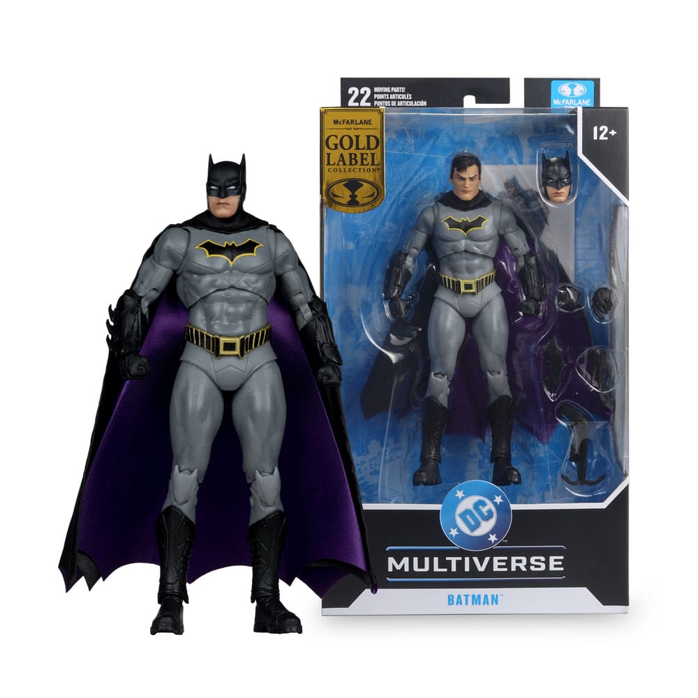 DC Rebirth DC Multiverse Actionfigur Batman (Gold Label) 18 cm