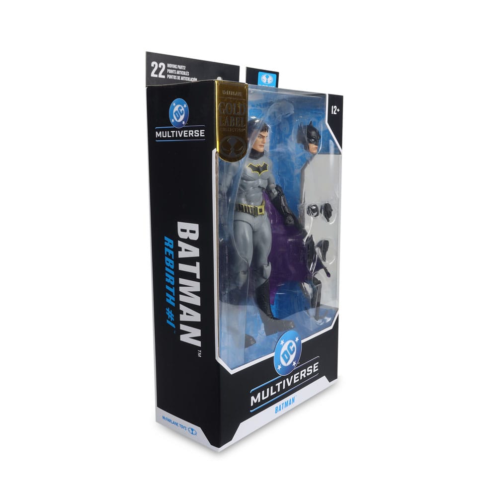 DC Rebirth DC Multiverse Actionfigur Batman (Gold Label) 18 cm