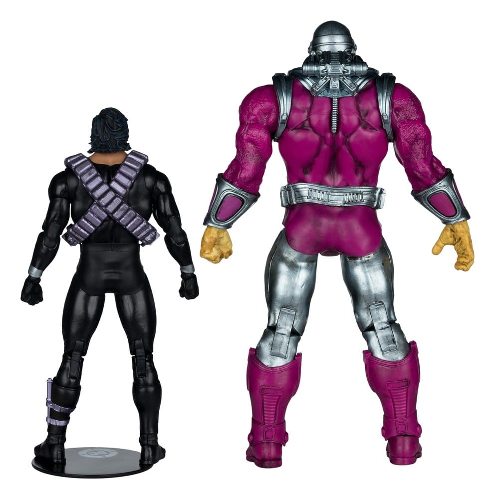 DC Multiverse Megafig Actionfigur 2er Pack Mongul vs Superman (Return of Superman) 25 cm