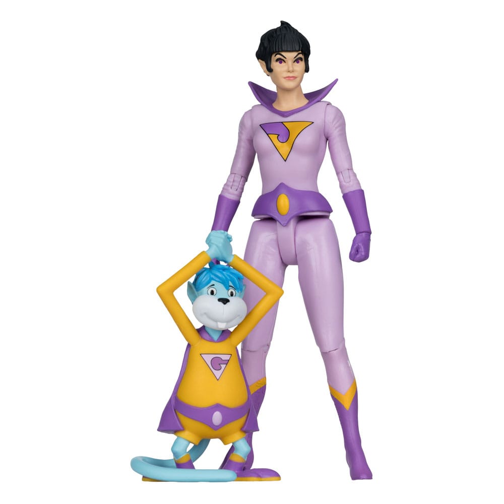 DC Retro Super Friends Actionfigur Jayna & Gleek (Red Platinum Edition) 15 cm