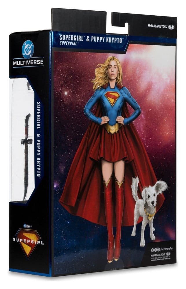 Supergirl (2026) DC Theatrical Deluxe Edition Actionfigur Supergirl & Baby Krypto 17 cm