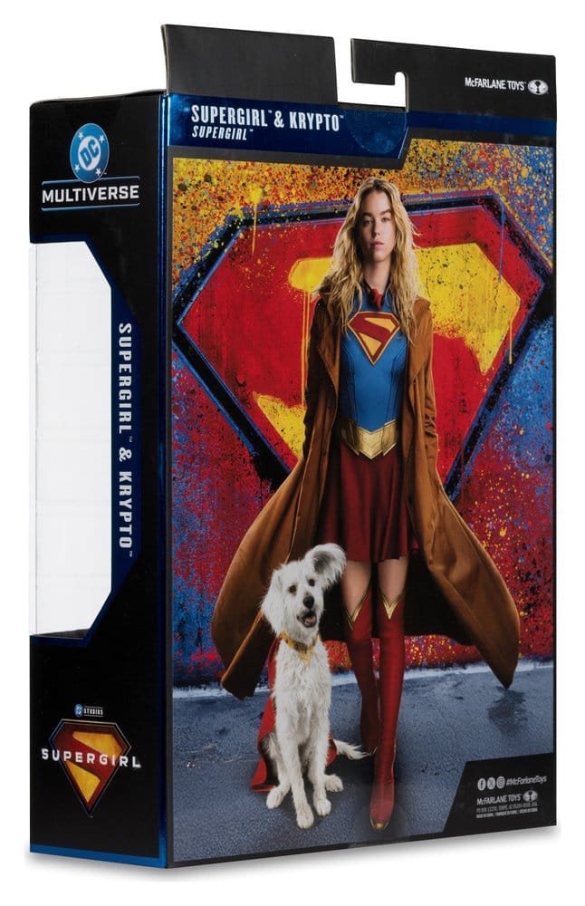 Supergirl (2026) DC Theatrical Deluxe Edition Actionfigur Supergirl & Krypto (Gold Label) 17 cm