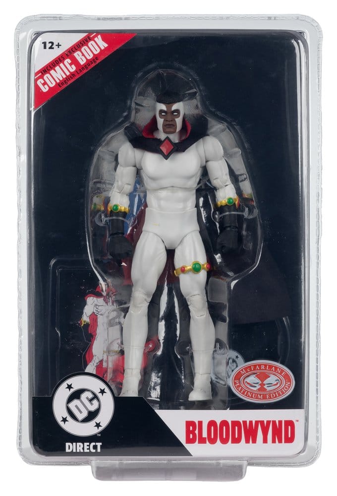 DC Direct Page Punchers Actionfigur Bloodwynd (Justice League #77) (Red Platinum Edition) 18 cm