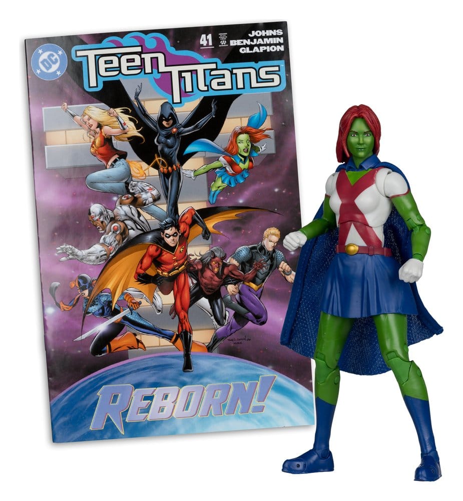 DC Direct Page Punchers Actionfigur Miss Martian (Teen Titans #41) (Red Platinum Edition) 17 cm