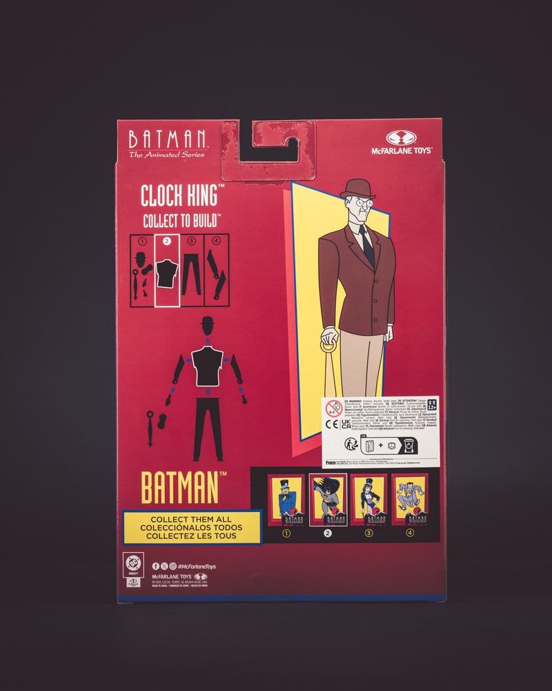 Batman: The Animated Series DC Direct Build-A Actionfigur Wave 7 Batman (Alternate Expressions) (Platinum Edition) 15 cm