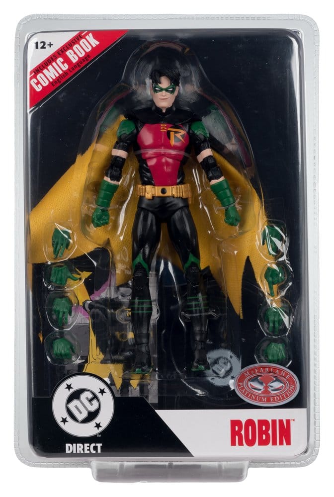 DC Direct Page Punchers Actionfigur Robin Tim Drake (Nightwing #81) (Red Platinum Edition) 18 cm