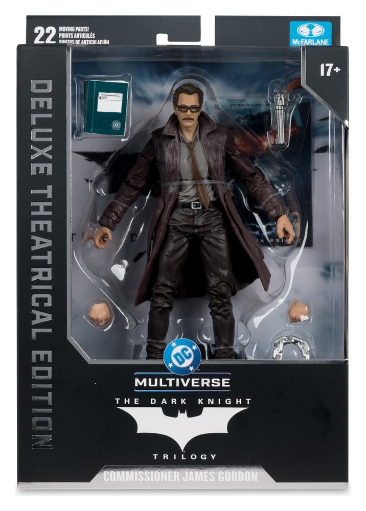 DC Multiverse Actionfigur Commissioner James Gordon (The Dark Knight Trilogy) Deluxe Theatrical Edition 18 cm