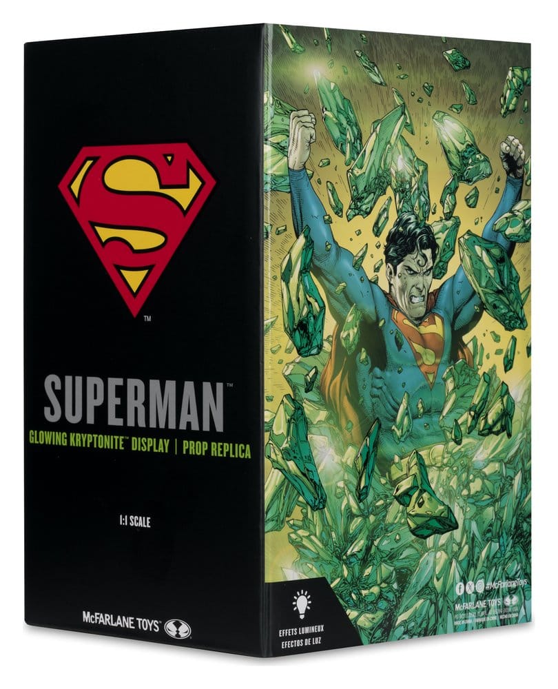 Superman DC Direct Replik 1/1 Kryptonite Display (Gold Label) 18 cm