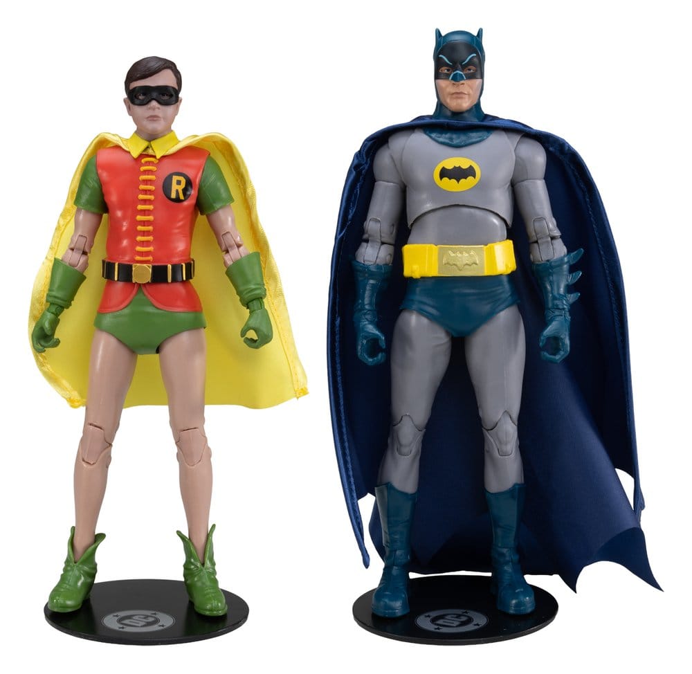 Batman Classic TV Series DC Multiverse McFarlane Collector Edition Actionfiguren 2er-Pack Batman und Robin 18 cm