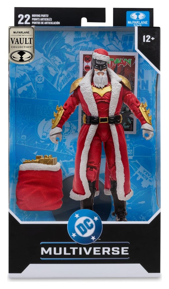 DC Multiverse McFarlane Vault Collection Actionfigur Batman (Red Santa Suit) 18 cm