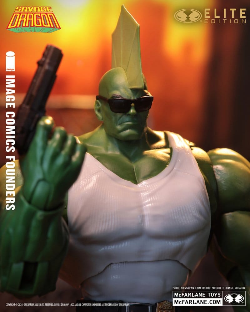 Savage Dragon Image Comics Founders Series McFarlane Elite Edition Actionfigur Dragon 20 cm