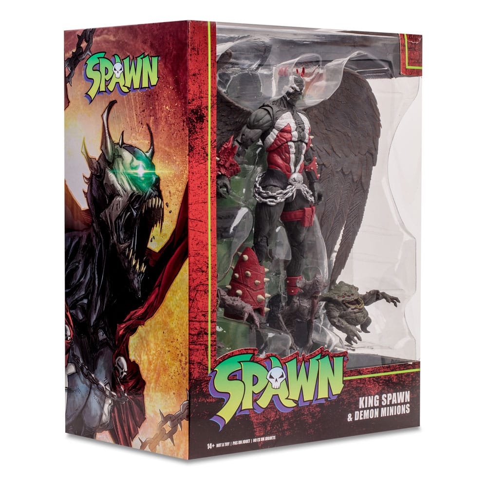 Spawn Megafig Actionfigur King Spawn with Wings and Minions 30 cm