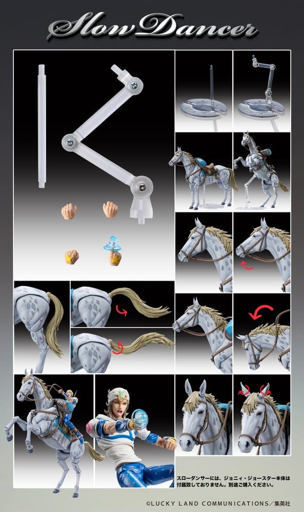 JoJo's Bizarre Adventure Part 7: Steel Ball Run Chozokado Super Action Actionfigur Slow Dancer 21 cm