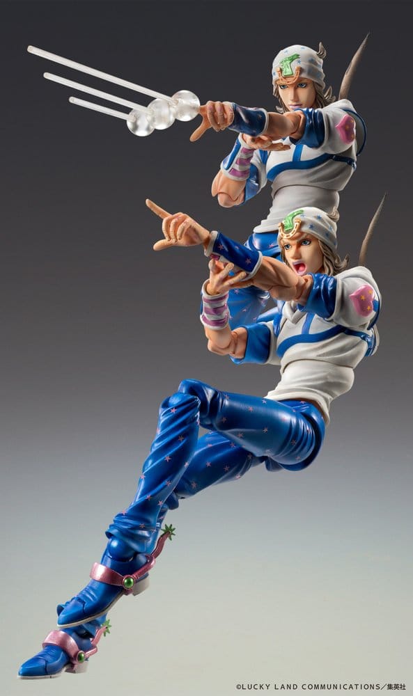 JoJo's Bizarre Adventure Part 7: Steel Ball Run Chozokado Super Action Actionfigur Johnny Joestar 15 cm