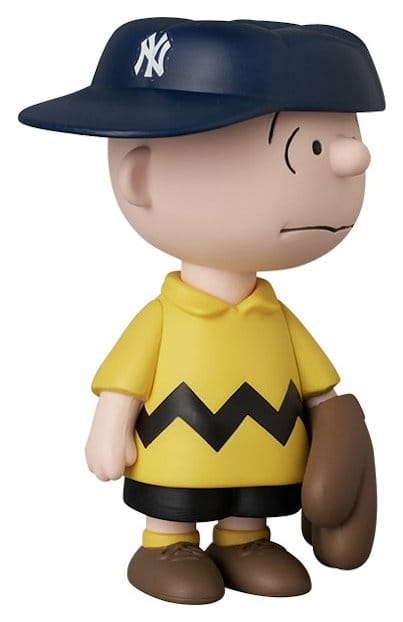 MLB × Peanuts UDF PVC Figur New York Yankees Charlie Brown 9 cm
