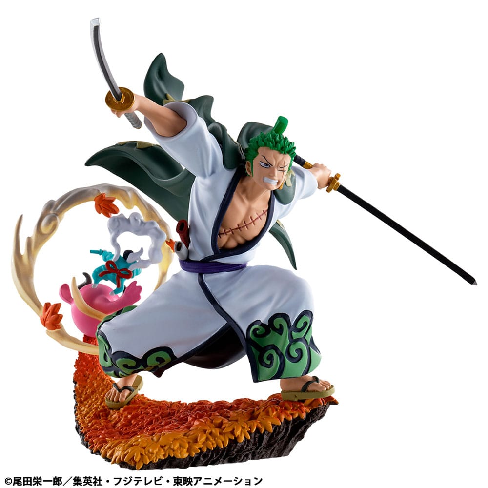 One Piece Petitrama PVC Mini-Statue Logbox Re Birth Wano Kuni Vol. 1 Set 9 cm