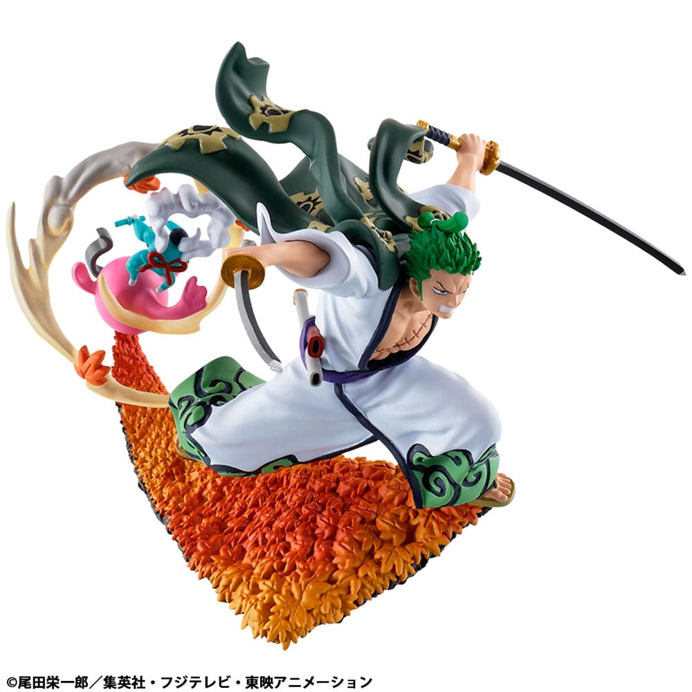 One Piece Petitrama PVC Mini-Statue Logbox Re Birth Wano Kuni Vol. 1 Set 9 cm