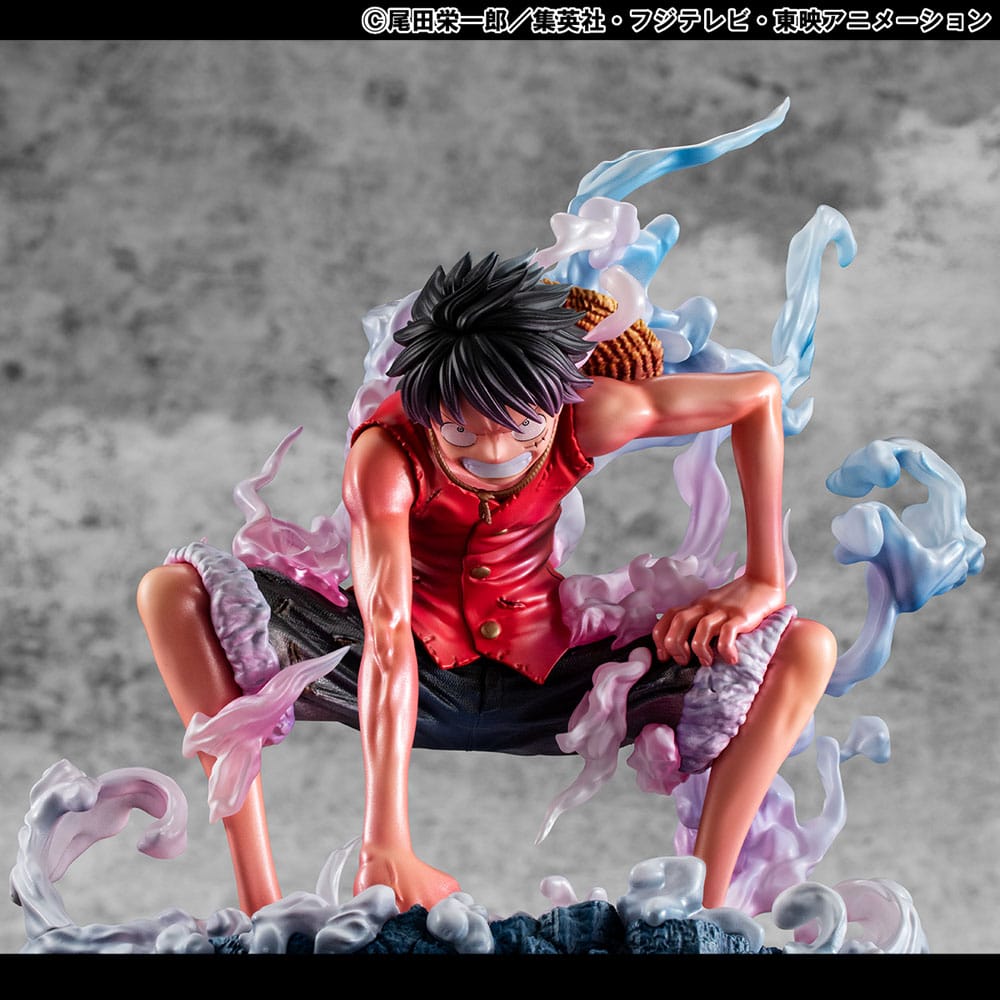 One Piece P.O.P PVC Statue Monkey D. Ruffy Gear 2 Limited Edition 19 cm