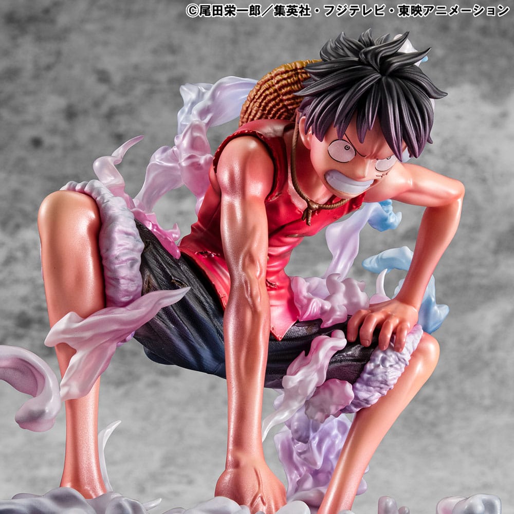 One Piece P.O.P PVC Statue Monkey D. Ruffy Gear 2 Limited Edition 19 cm
