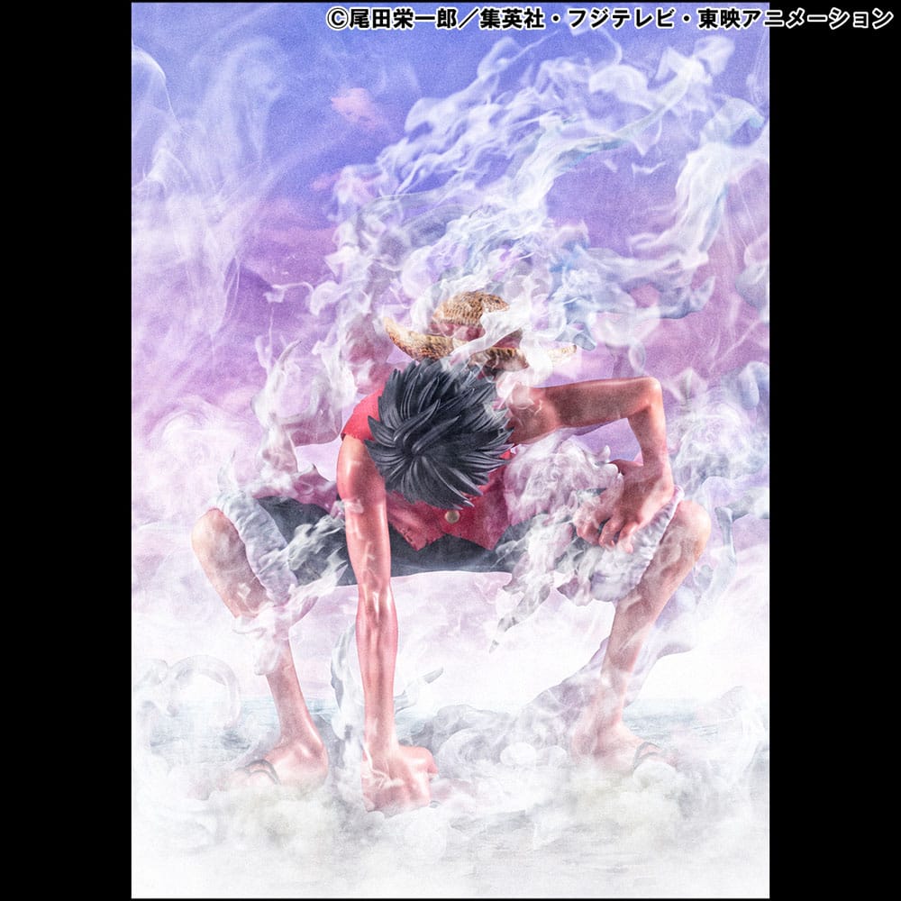 One Piece P.O.P PVC Statue Monkey D. Ruffy Gear 2 Limited Edition 19 cm