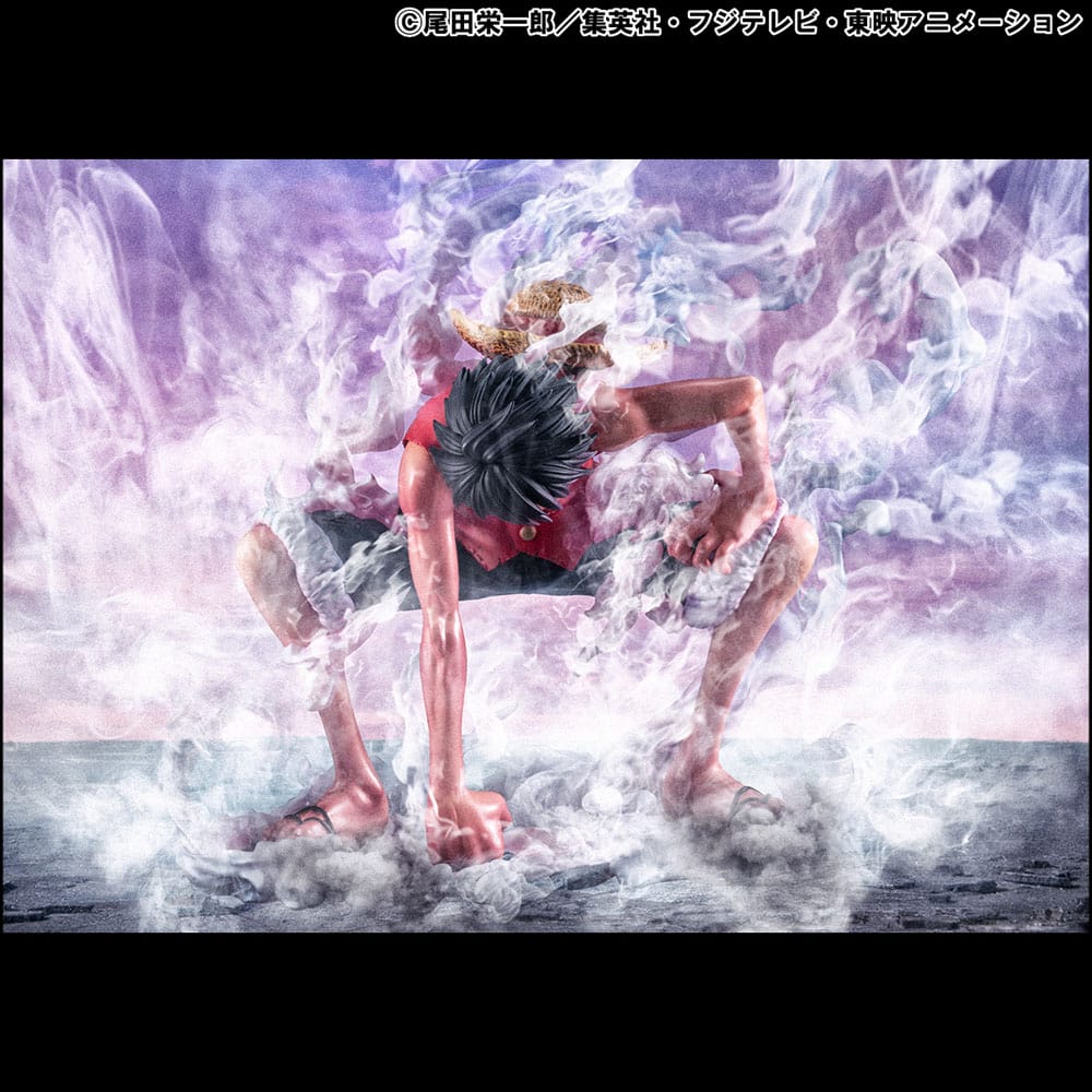 One Piece P.O.P PVC Statue Monkey D. Ruffy Gear 2 Limited Edition 19 cm