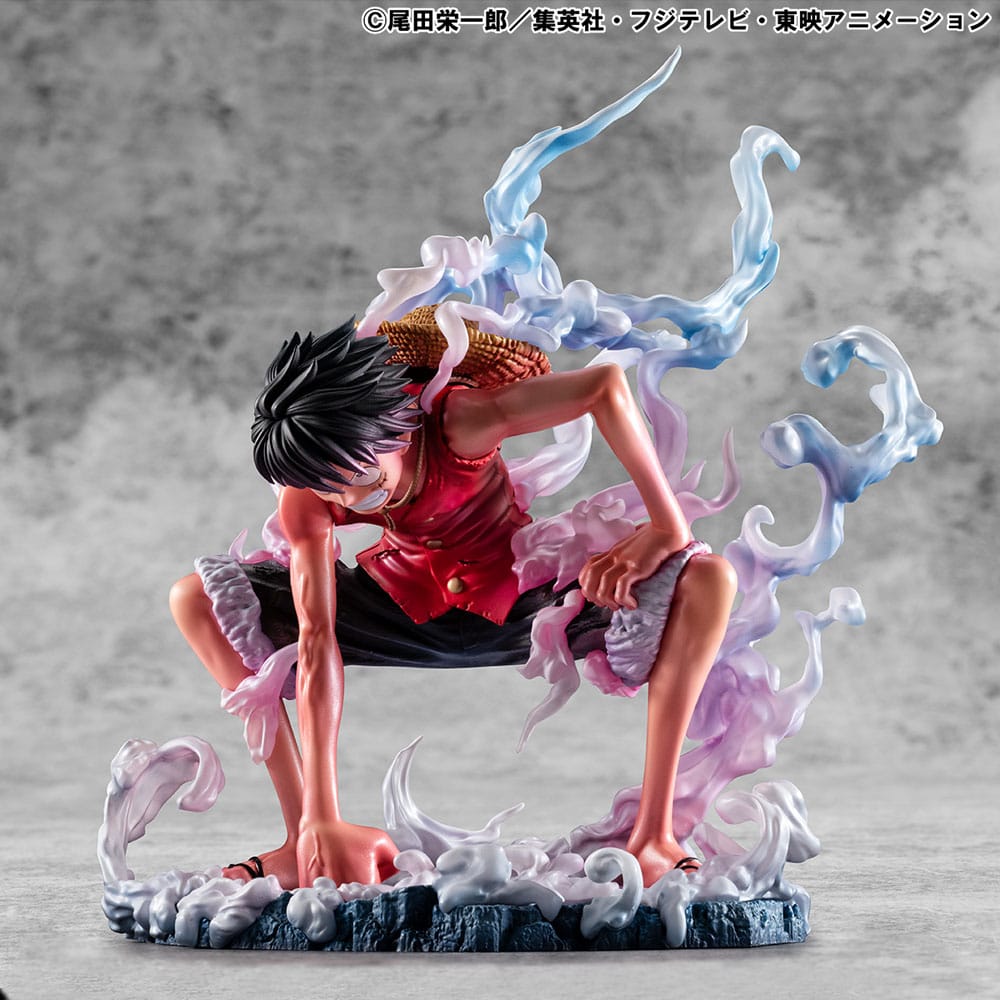 One Piece P.O.P PVC Statue Monkey D. Ruffy Gear 2 Limited Edition 19 cm
