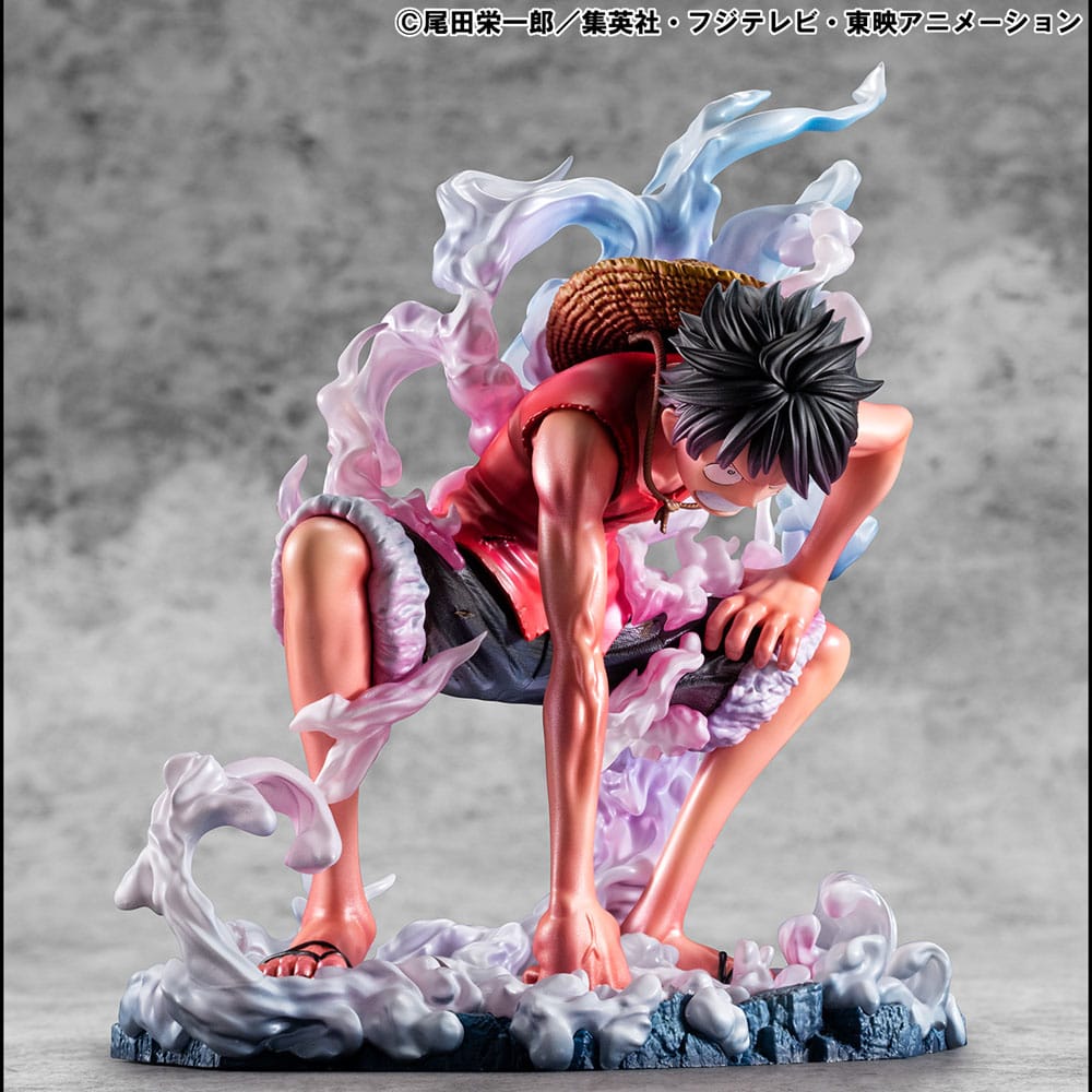 One Piece P.O.P PVC Statue Monkey D. Ruffy Gear 2 Limited Edition 19 cm