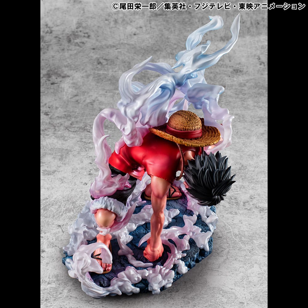 One Piece P.O.P PVC Statue Monkey D. Ruffy Gear 2 Limited Edition 19 cm