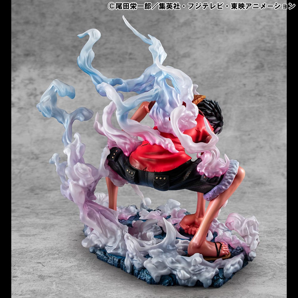 One Piece P.O.P PVC Statue Monkey D. Ruffy Gear 2 Limited Edition 19 cm