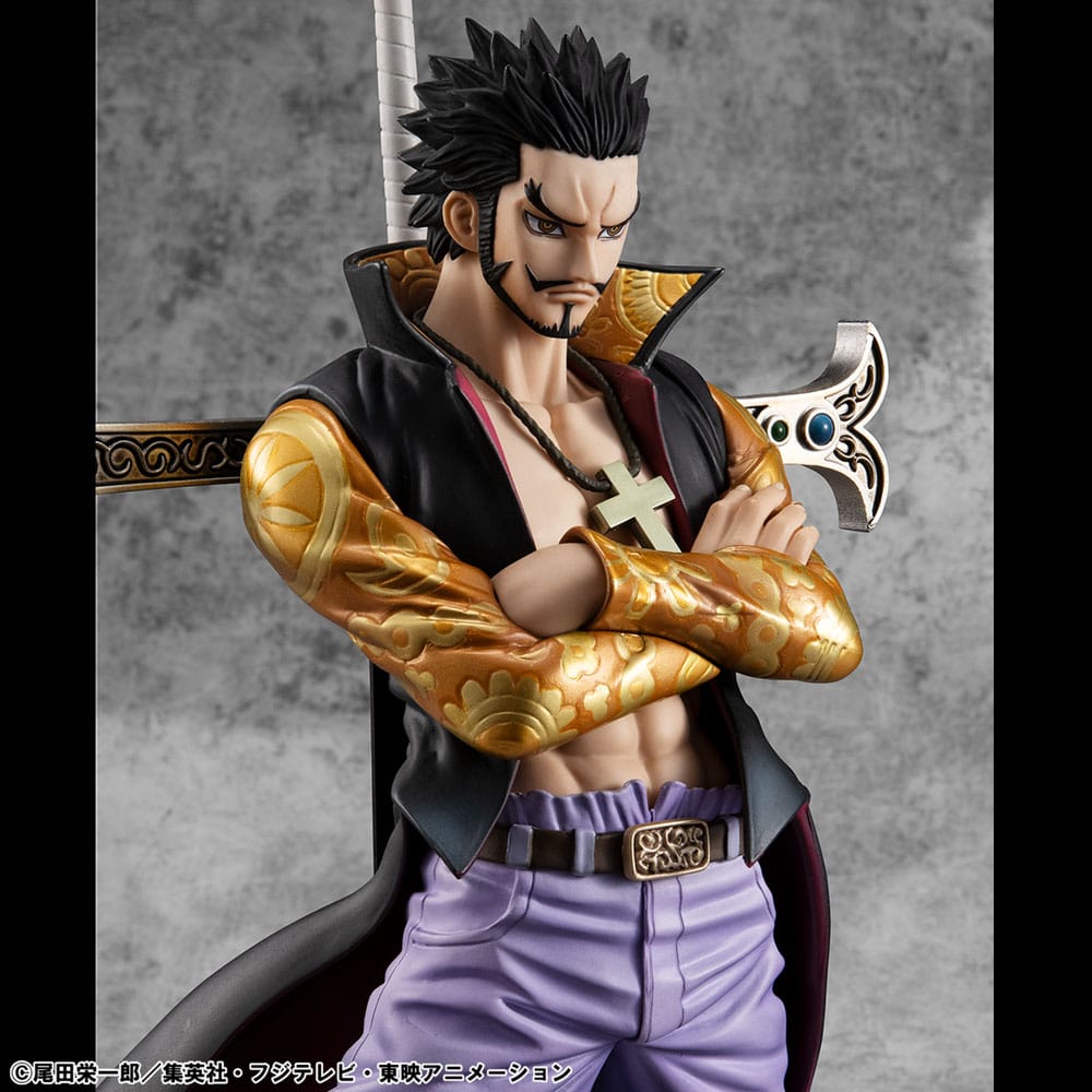 One Piece P.O.P SA-MAXIMUM PVC Statue Hawk Eye Dracule Mihawk Ver. R 29 cm