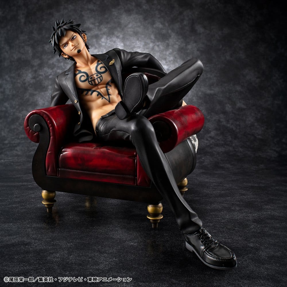 One Piece Portrait.Of.Pirates "S.O.C" PVC Figur Trafalgar Law Ver.R