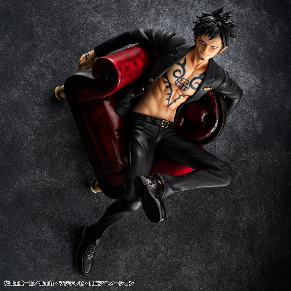 One Piece Portrait.Of.Pirates "S.O.C" PVC Figur Trafalgar Law Ver.R